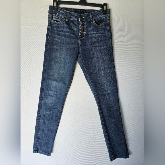 Celebrity Pink Denim - Celebrity Pink Dark Blue High-Rise Skinny Jeans